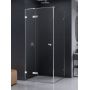 New Trendy Eventa EXK4472 kabina prysznicowa 110x80 cm prostokątna chrom połysk/szkło przezroczyste zdj.1