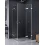 New Trendy Eventa EXK4541 kabina prysznicowa 110x100 cm prostokątna chrom połysk/szkło przezroczyste zdj.1