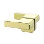 New Trendy Eventa Gold Shine EXK4678 drzwi prysznicowe 110 cm uchylne złoty połysk/szkło przezroczyste zdj.5