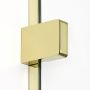 New Trendy Eventa Gold Shine EXK4678 drzwi prysznicowe 110 cm uchylne złoty połysk/szkło przezroczyste zdj.6