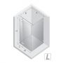 New Trendy Eventa Gold Shine EXK4774 kabina prysznicowa 110x80 cm prostokątna złoty połysk/szkło przezroczyste zdj.2