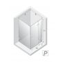New Trendy Eventa Gold Shine EXK4775 kabina prysznicowa 110x80 cm prostokątna złoty połysk/szkło przezroczyste zdj.2