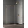 New Trendy Eventa Gold Shine EXK4875 kabina prysznicowa walk-in 120x90 cm prostokątna złoty połysk/szkło przezroczyste zdj.1