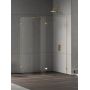 New Trendy Eventa Gold Shine EXK4885 ścianka prysznicowa walk-in 70 cm złoty połysk/szkło przezroczyste zdj.1