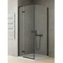 New Trendy Reflexa Black EXK4934 kabina prysznicowa 120x90 cm prostokątna czarny mat/szkło przezroczyste zdj.1