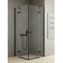 New Trendy Reflexa Black EXK4996 kabina prysznicowa 120x120 cm kwadratowa czarny mat/szkło przezroczyste zdj.1