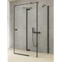 New Trendy Reflexa Black EXK5018 kabina prysznicowa 110x90 cm prostokątna czarny mat/szkło przezroczyste zdj.1