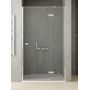 New Trendy Reflexa EXK5068 drzwi prysznicowe 130 cm uchylne chrom połysk/szkło przezroczyste zdj.1
