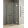 New Trendy Reflexa EXK5163 kabina prysznicowa 90x80 cm prostokątna chrom połysk/szkło przezroczyste zdj.1