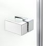 New Trendy Reflexa EXK5193 kabina prysznicowa 100x80 cm prostokątna chrom połysk/szkło przezroczyste zdj.5