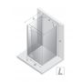New Trendy Reflexa EXK5205 kabina prysznicowa 100x90 cm prostokątna chrom połysk/szkło przezroczyste zdj.2