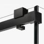 New Trendy Softi X Black EXK5355 drzwi prysznicowe 120 cm rozsuwane czarny mat/szkło przezroczyste zdj.3