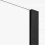 New Trendy Softi X Black EXK5376 kabina prysznicowa 100x80 cm prostokątna czarny mat/szkło przezroczyste zdj.5