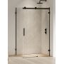 New Trendy Softi X Black EXK5404 kabina prysznicowa 120x120 cm kwadratowa czarny mat/szkło przezroczyste zdj.1