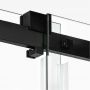 New Trendy Softi X Black EXK5404 kabina prysznicowa 120x120 cm kwadratowa czarny mat/szkło przezroczyste zdj.6