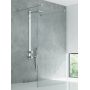 New Trendy New Modus EXK5496 ścianka prysznicowa walk-in 120 cm chrom połysk/szkło przezroczyste zdj.1