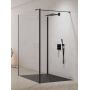 New Trendy New Modus Black EXK5600 ścianka prysznicowa walk-in 120 cm czarny mat/szkło przezroczyste zdj.1