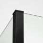 New Trendy New Modus Black EXK5600 ścianka prysznicowa walk-in 120 cm czarny mat/szkło przezroczyste zdj.5