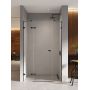 New Trendy Eventa Black Chrome EXK6141 drzwi prysznicowe 150 cm uchylne czarny połysk/szkło przezroczyste zdj.1