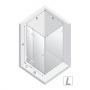 New Trendy Eventa Black Chrome EXK6170 kabina prysznicowa 120x80 cm prostokątna czarny połysk/szkło przezroczyste zdj.2