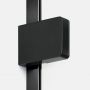 New Trendy Eventa Black Chrome EXK6173 kabina prysznicowa 120x110 cm prostokątna czarny połysk/szkło przezroczyste zdj.4
