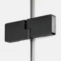 New Trendy Eventa Black Chrome EXK6173 kabina prysznicowa 120x110 cm prostokątna czarny połysk/szkło przezroczyste zdj.5