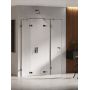 New Trendy Eventa Black Chrome EXK6256 kabina prysznicowa 90x90 cm kwadratowa czarny połysk/szkło przezroczyste zdj.1