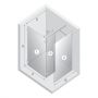 New Trendy Eventa Black Chrome EXK6327 ścianka prysznicowa walk-in 70 cm czarny połysk/szkło przezroczyste zdj.2