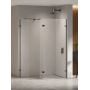 New Trendy Eventa Black Chrome EXK6328 ścianka prysznicowa walk-in 80 cm czarny połysk/szkło przezroczyste zdj.1