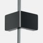 New Trendy Eventa Black Chrome EXK6328 ścianka prysznicowa walk-in 80 cm czarny połysk/szkło przezroczyste zdj.4