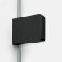New Trendy Eventa Black Chrome EXK6328 ścianka prysznicowa walk-in 80 cm czarny połysk/szkło przezroczyste zdj.6