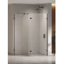 New Trendy Eventa Black Chrome EXK6329 ścianka prysznicowa walk-in 90 cm czarny połysk/szkło przezroczyste zdj.1