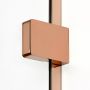 New Trendy Eventa Copper Shine EXK6411 kabina prysznicowa 120x90 cm prostokątna miedź połysk/szkło przezroczyste zdj.3