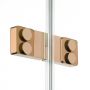 New Trendy Eventa Copper Shine EXK6411 kabina prysznicowa 120x90 cm prostokątna miedź połysk/szkło przezroczyste zdj.6