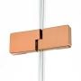 New Trendy Eventa Copper Shine EXK6450 kabina prysznicowa 120x80 cm prostokątna miedź połysk/szkło przezroczyste zdj.5