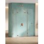 New Trendy Eventa Copper Shine EXK6473 kabina prysznicowa 80x80 cm kwadratowa miedź połysk/szkło przezroczyste zdj.1