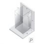 New Trendy Eventa Copper Shine EXK6508 kabina prysznicowa 100x90 cm prostokątna miedź połysk/szkło przezroczyste zdj.2
