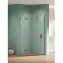 New Trendy Eventa Copper Shine EXK6515 kabina prysznicowa 90x90 cm miedź połysk/szkło przezroczyste zdj.1