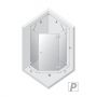 New Trendy Eventa Copper Shine EXK6516 kabina prysznicowa 90x90 cm miedź połysk/szkło przezroczyste zdj.2