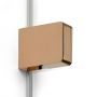 New Trendy Eventa Copper Shine EXK6554 ścianka prysznicowa walk-in 90 cm miedź połysk/szkło przezroczyste zdj.5