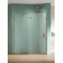 New Trendy Eventa Copper Shine EXK6557 ścianka prysznicowa walk-in 120 cm miedź połysk/szkło przezroczyste zdj.1