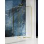 New Trendy Smart Light Gold EXK6711 kabina prysznicowa 130x120 cm prostokątna złoty połysk/szkło przezroczyste zdj.1