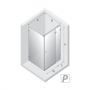 New Trendy Avexa Gold Shine XR EXK6806 kabina prysznicowa 120x90 cm prostokątna złoty połysk/szkło przezroczyste zdj.2
