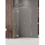 New Trendy Avexa Gold Shine XR EXK6809 kabina prysznicowa 120x120 cm kwadratowa złoty połysk/szkło przezroczyste zdj.1