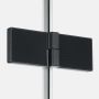 New Trendy Avexa Black XR EXK6840 drzwi prysznicowe 100 cm uchylne czarny mat/szkło przezroczyste zdj.5