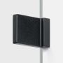 New Trendy Avexa Black XR EXK6928 kabina prysznicowa 120x110 cm prostokątna czarny mat/szkło przezroczyste zdj.3