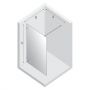 New Trendy Avexa Gold Shine XR EXK6979 ścianka prysznicowa walk-in 100 cm złoty połysk/szkło przezroczyste zdj.2
