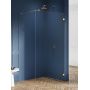 New Trendy Avexa Gold Brushed EXK7000 ścianka prysznicowa walk-in 50 cm złoty szczotkowany/szkło przezroczyste zdj.1