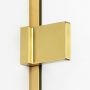 New Trendy Avexa Gold Brushed EXK7002 ścianka prysznicowa walk-in 70 cm złoty szczotkowany/szkło przezroczyste zdj.4