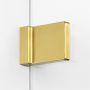 New Trendy Avexa Gold Shine EXK7081 ścianka prysznicowa walk-in 100 cm złoty połysk/szkło przezroczyste zdj.3